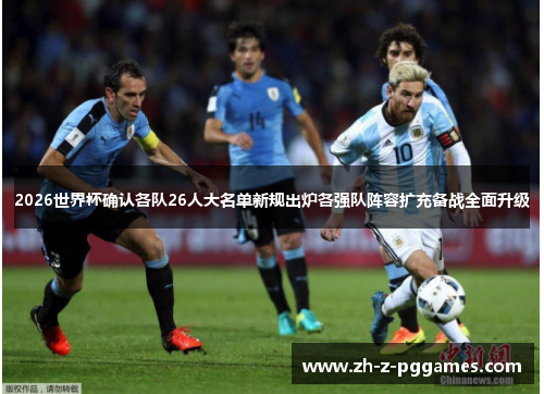 2026世界杯确认各队26人大名单新规出炉各强队阵容扩充备战全面升级 2026世界杯确认各队26人大名单新规出炉各强队阵容扩充备战全面升级